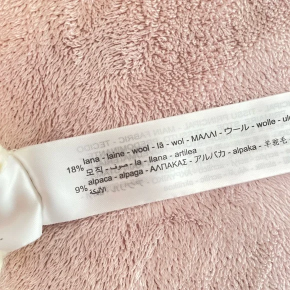 Zara Cream Sweater with Sheer Lace Yoke - Picture 6 of 7